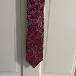 Paisley Red Tie